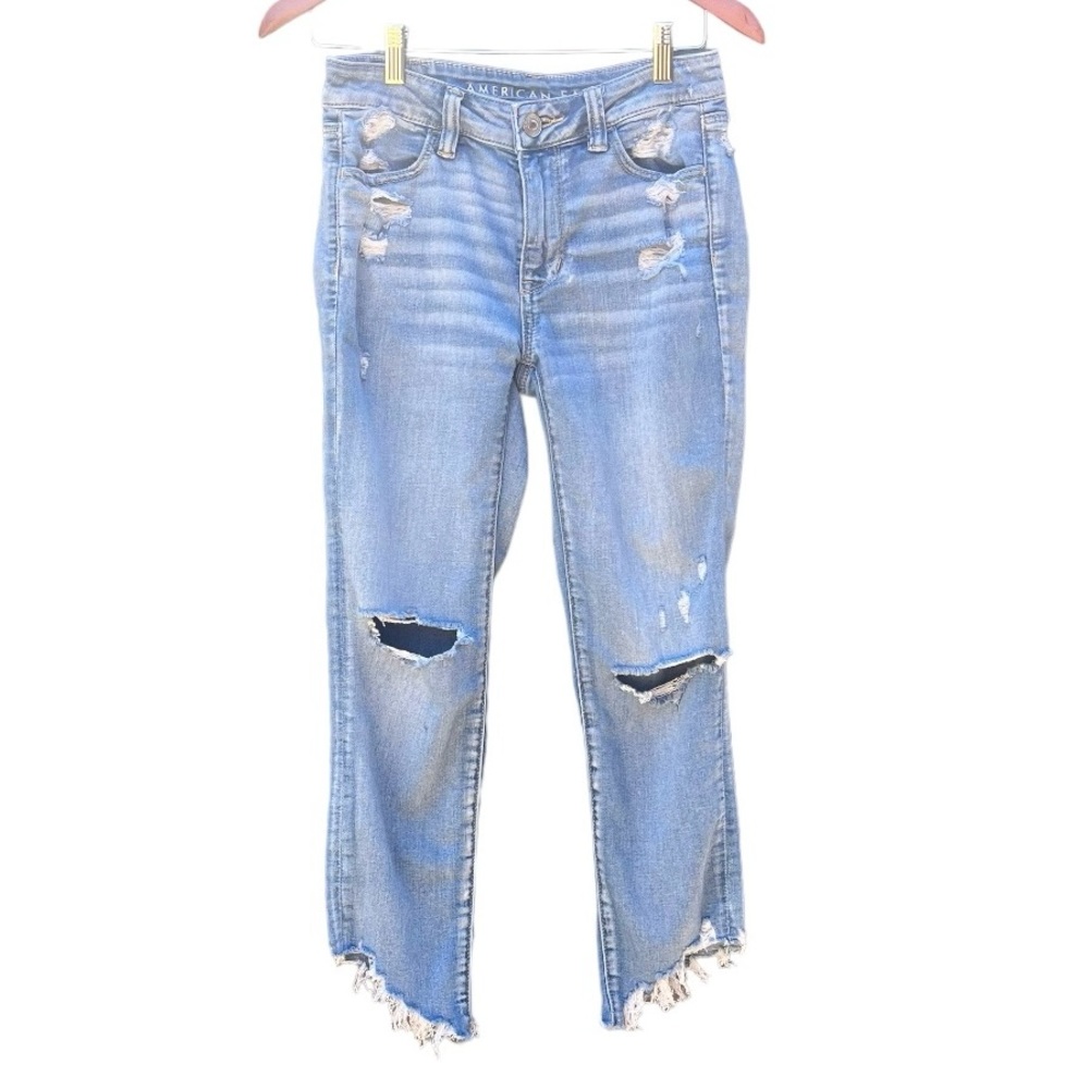 American Eagle Next Level Stretch Hi-Rise Jegging Crop / Size 0